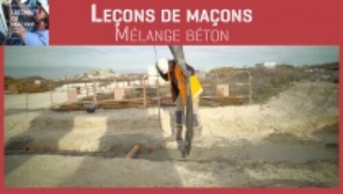 Miniature du tutoriel vidéo « Les leçons de maçons : mélange béton » de l'AQC TV