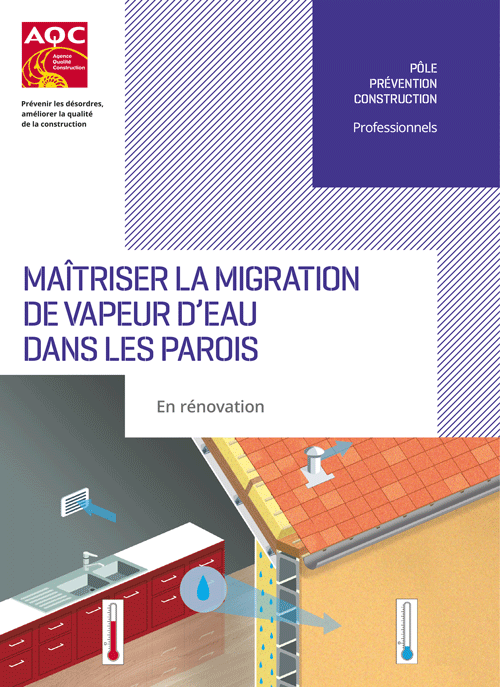 « Maîtriser la migration de vapeur d’eau dans les parois » - Plaquette technique de l'AQC